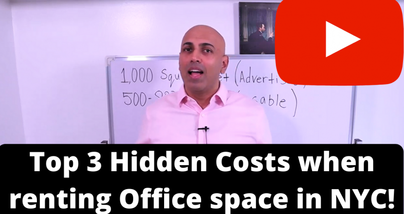 Top 3 Hidden cost when renting office space in NYC!